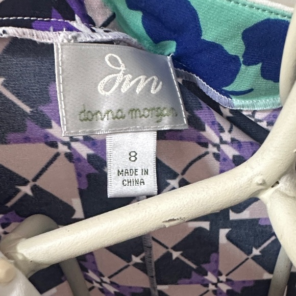 Multicolor Geometric Print Dress - Picture 3 of 4